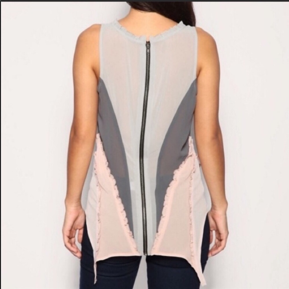 ASOS Ruffle Hem Dip Side Cami - Picture 2 of 6